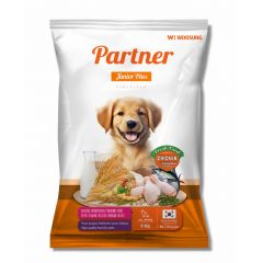 Woosung Partner Junior Plus – Thức ăn hạt vị gà & hồng sâm dành cho chó ở mọi giai đoạn